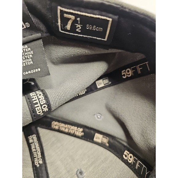 New Era 59FIFTY MLB Basic Grey Hat Chicago White Sox 7.5 (59.6cm) - Picture 8 of 12